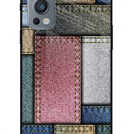 Multicolor Jeans OnePlus Nord 2 5G Glass Case