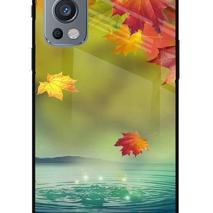Flowers OnePlus Nord 2 5G Glass Case