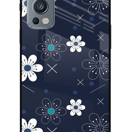 Flowers OnePlus Nord 2 5G Glass Case