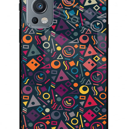 Geometric Abstract OnePlus Nord 2 5G Glass Case
