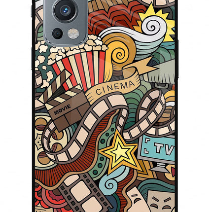 Cinema Abstract OnePlus Nord 2 5G Glass Case