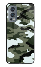 Camouflage OnePlus Nord 2 5G Glass Case