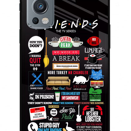 FRIENDS OnePlus Nord 2 5G Glass Case