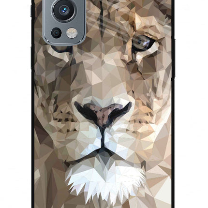 Lion Art OnePlus Nord 2 5G Glass Case