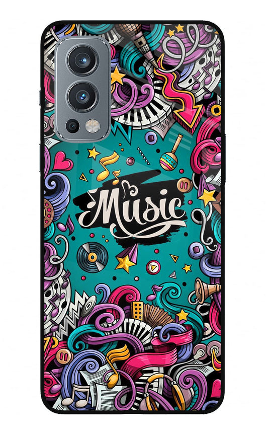 Music Graffiti OnePlus Nord 2 5G Glass Case