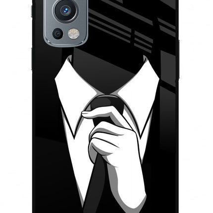 Black Tie OnePlus Nord 2 5G Glass Case