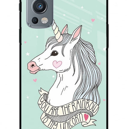 Unicorn Wallpaper OnePlus Nord 2 5G Glass Case