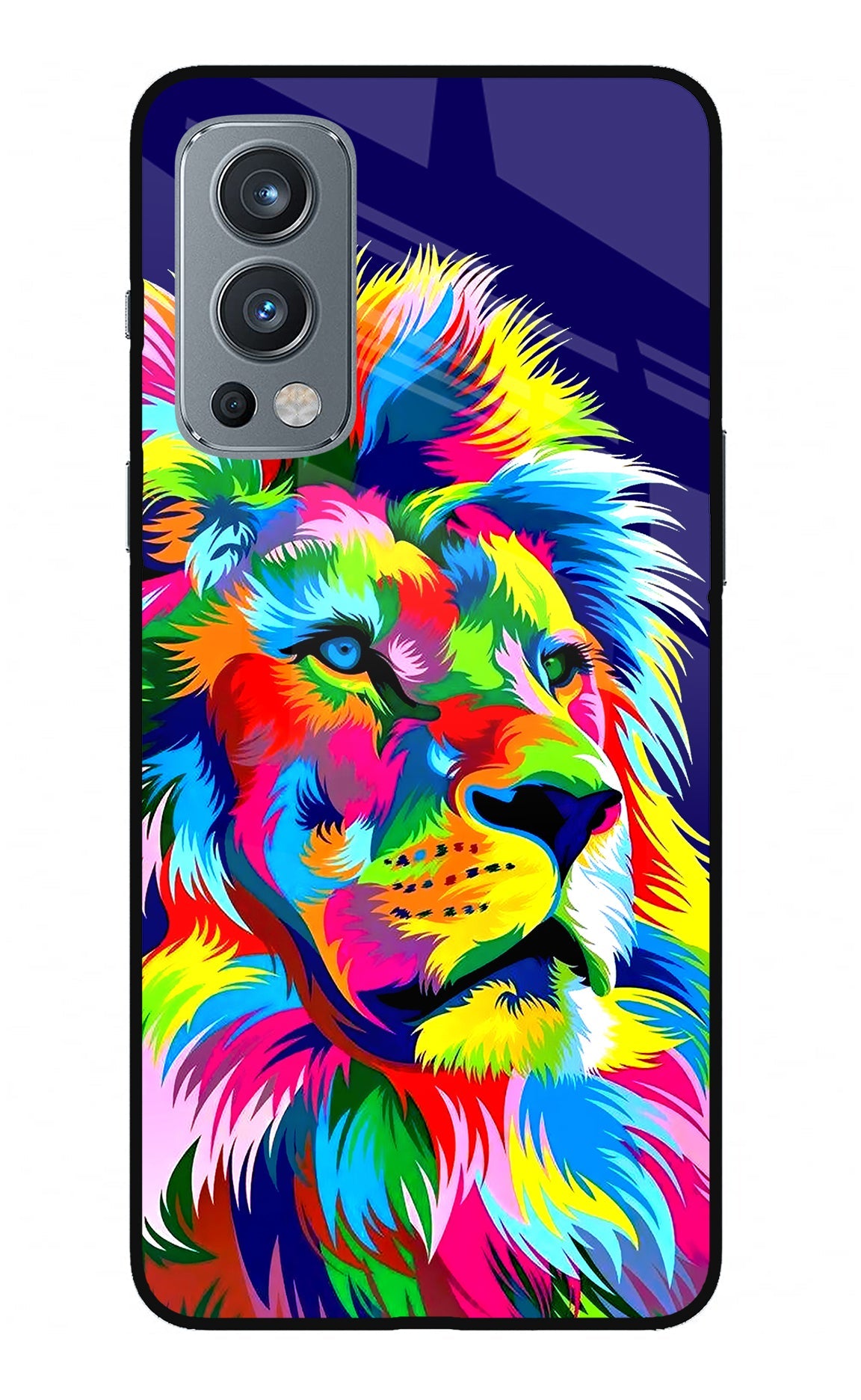 Vector Art Lion OnePlus Nord 2 5G Back Cover