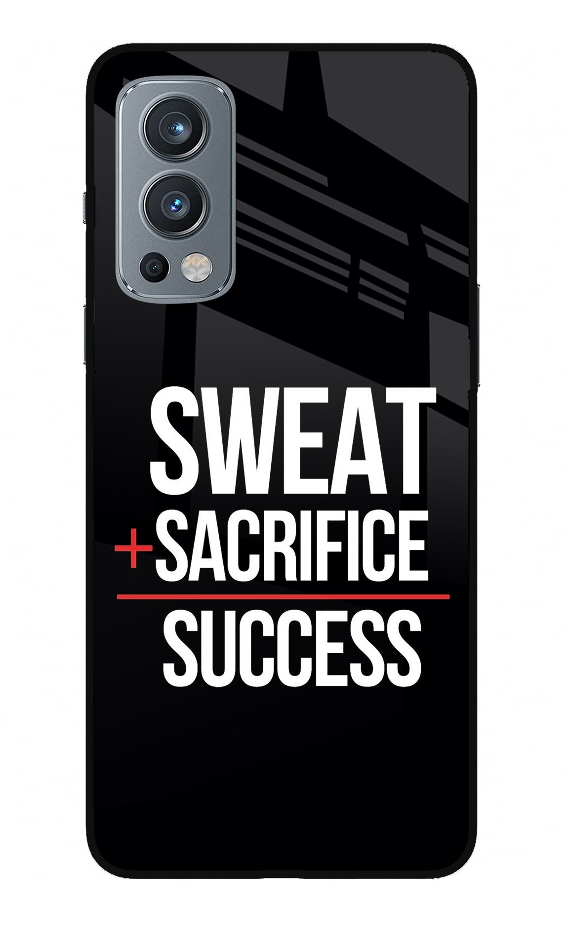 Sweat Sacrifice Success OnePlus Nord 2 5G Glass Case