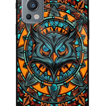 Angry Owl Art OnePlus Nord 2 5G Glass Case