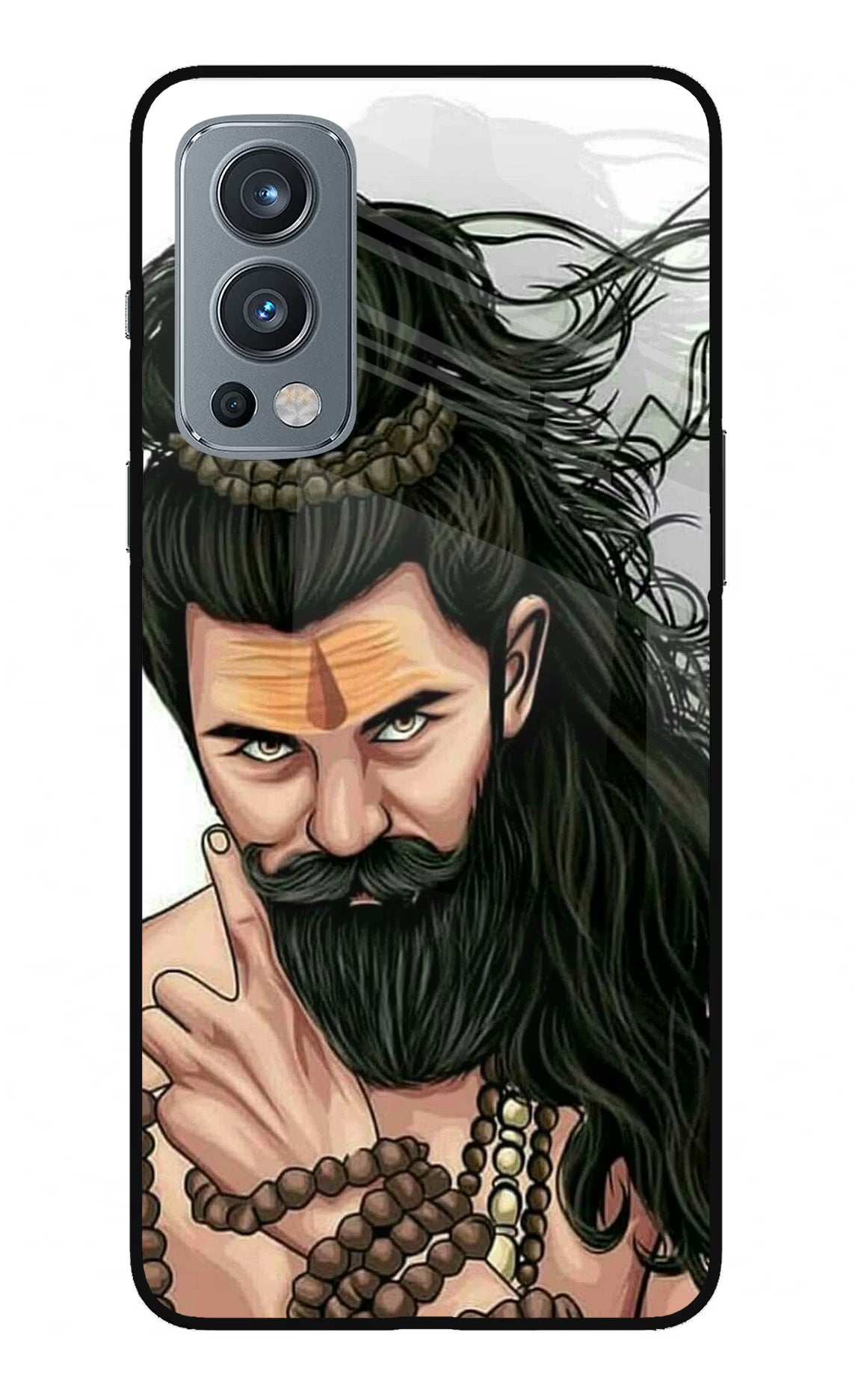 Mahadev OnePlus Nord 2 5G Glass Case Back Cover by Casekaro