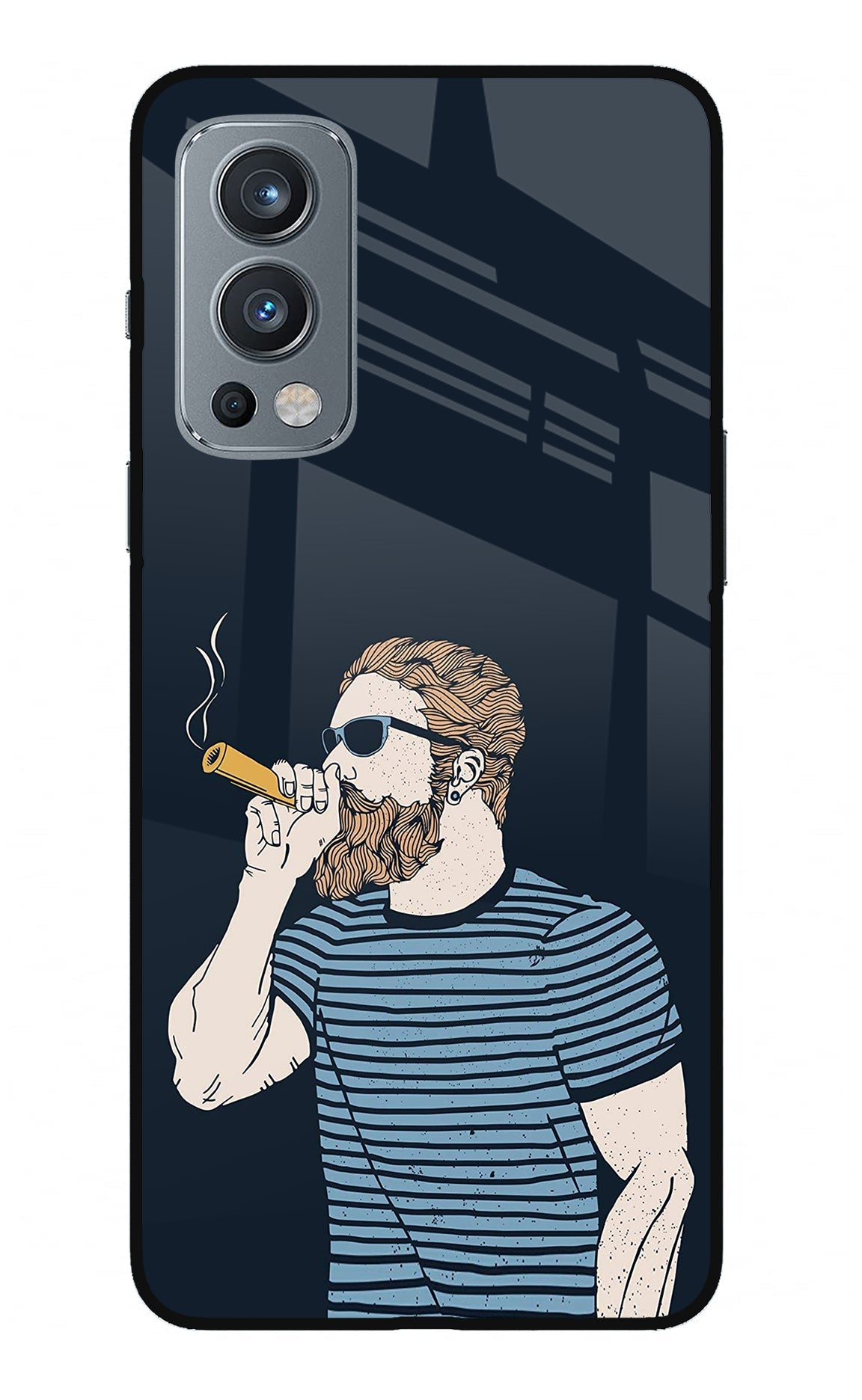 Smoking OnePlus Nord 2 5G Glass Case