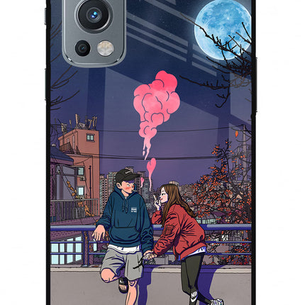 Chilling Couple OnePlus Nord 2 5G Glass Case