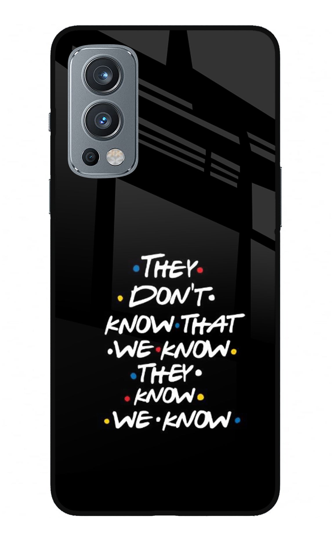 FRIENDS Dialogue OnePlus Nord 2 5G Back Cover