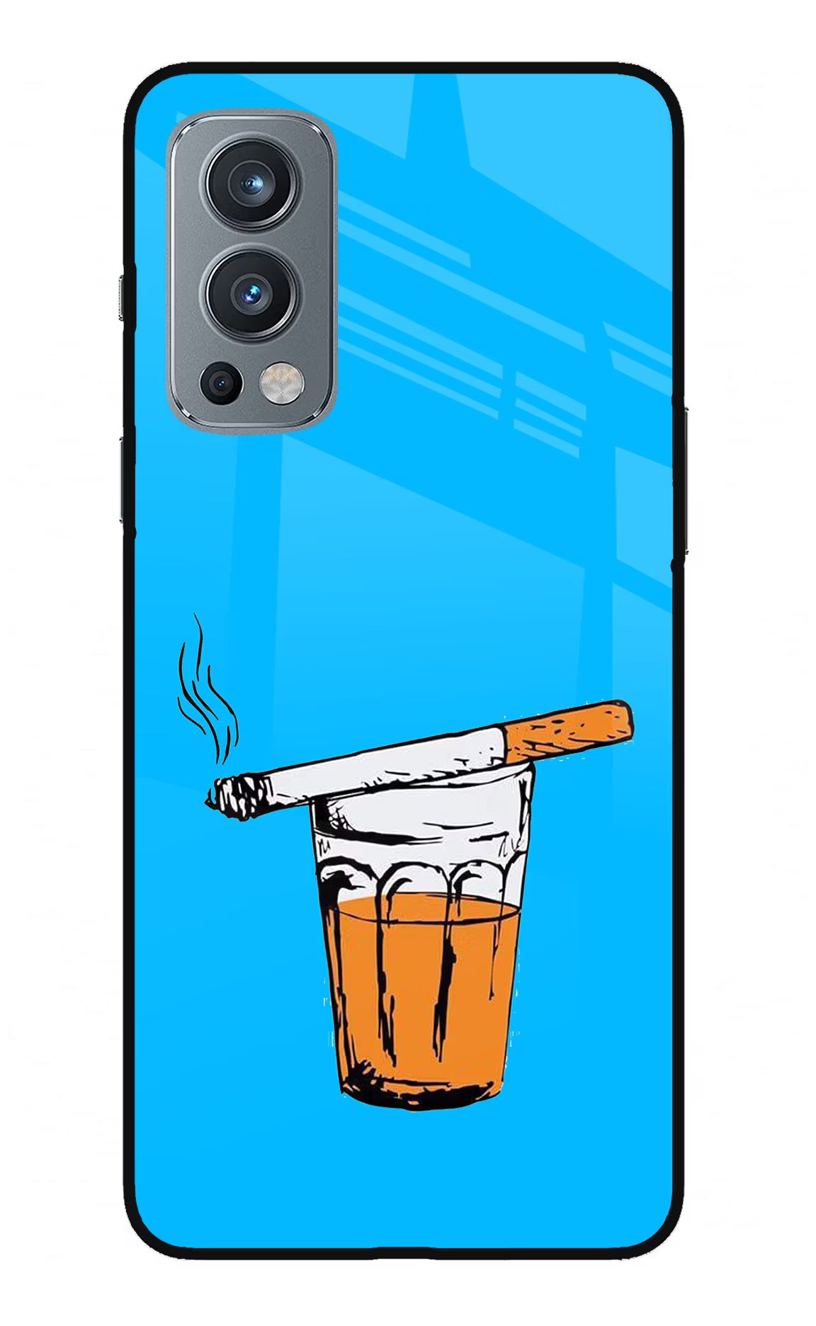 Chai Sutta OnePlus Nord 2 5G Glass Case Back Cover by Casekaro
