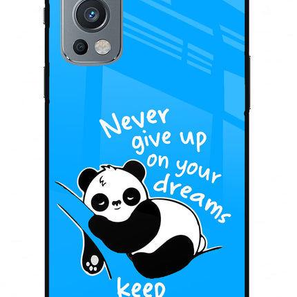 Keep Sleeping OnePlus Nord 2 5G Glass Case
