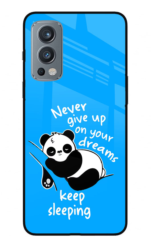 Keep Sleeping OnePlus Nord 2 5G Glass Case