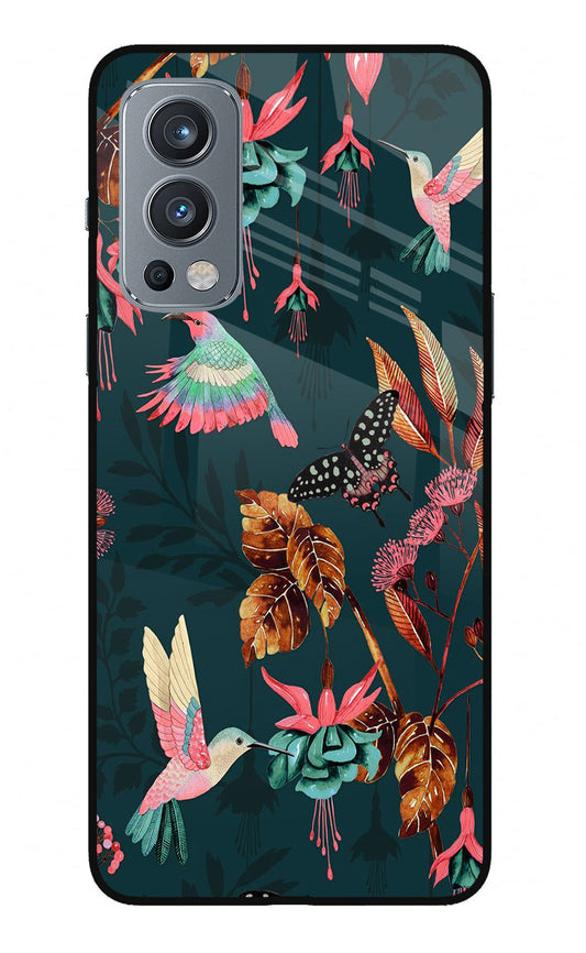 Birds OnePlus Nord 2 5G Glass Case