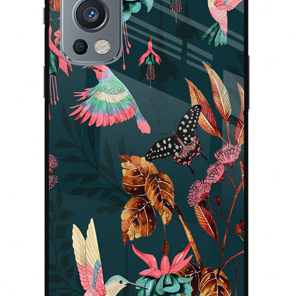 Birds OnePlus Nord 2 5G Glass Case