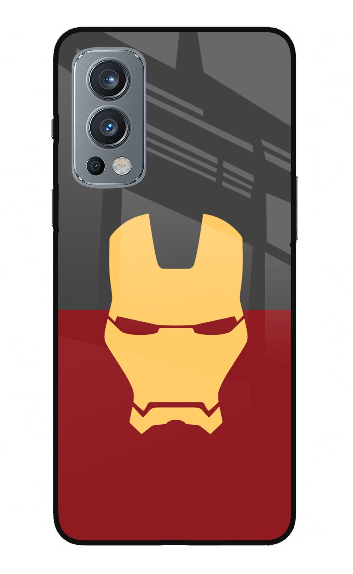 Ironman OnePlus Nord 2 5G Glass Case Back Cover by Casekaro
