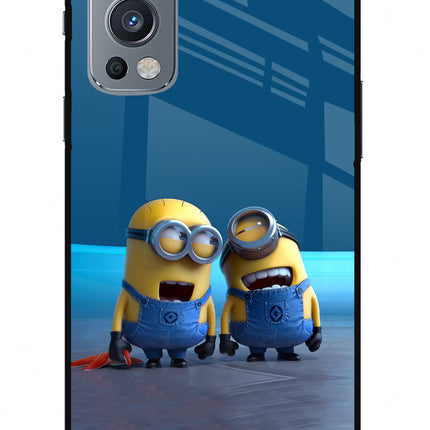 Minion Laughing OnePlus Nord 2 5G Glass Case