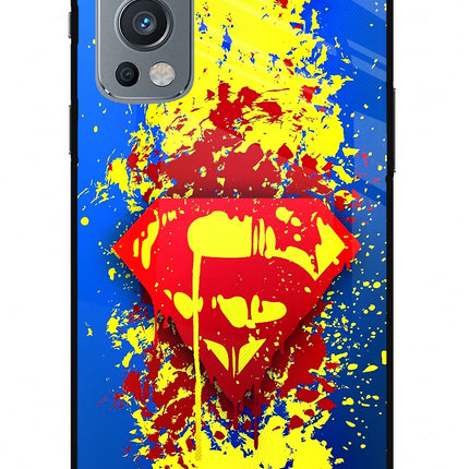 Superman logo OnePlus Nord 2 5G Glass Case