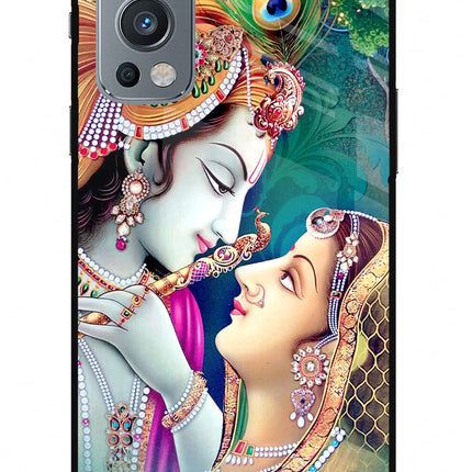 Lord Radha Krishna OnePlus Nord 2 5G Glass Case