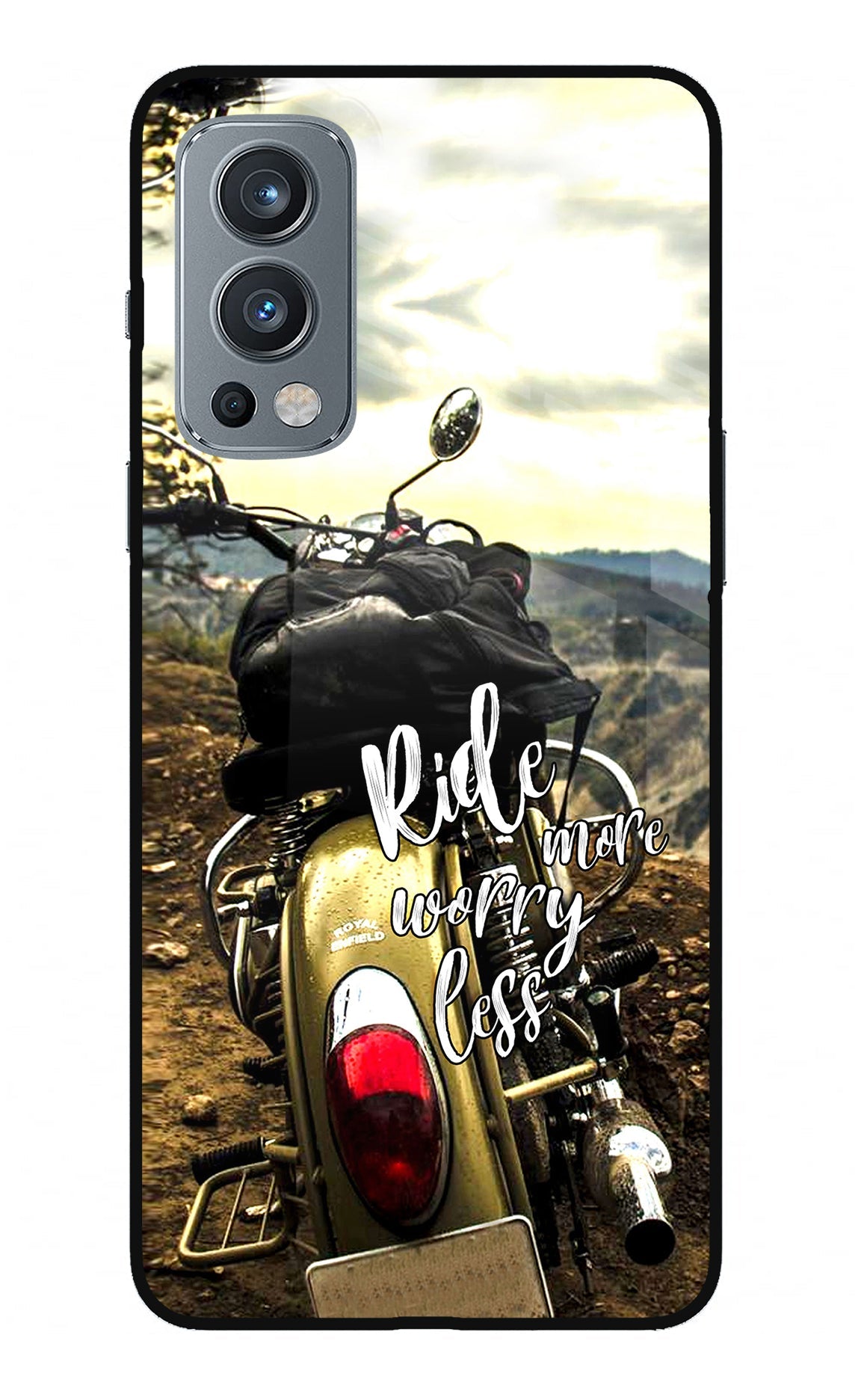 Ride More Worry Less OnePlus Nord 2 5G Glass Case