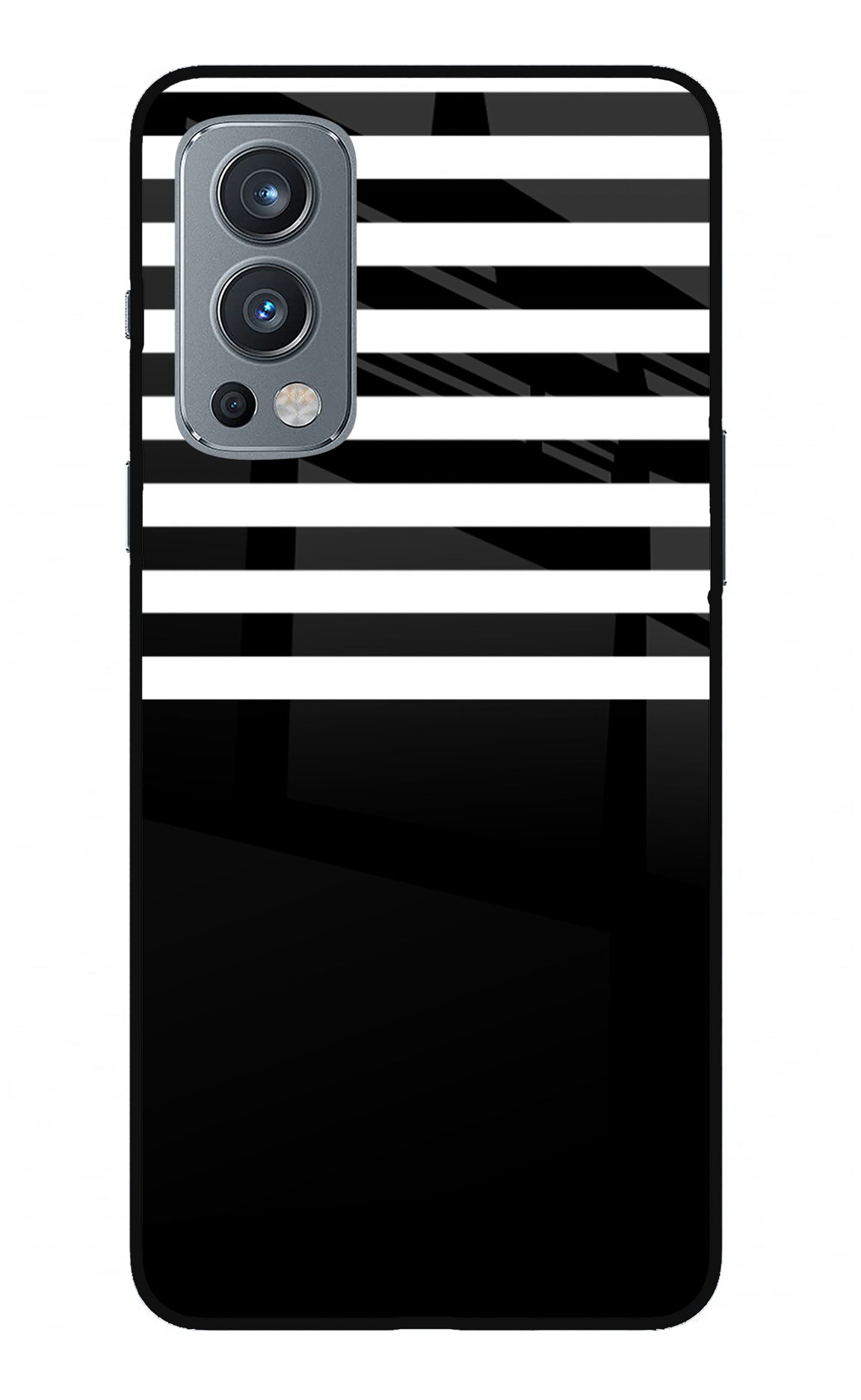 Black and White Print OnePlus Nord 2 5G Back Cover