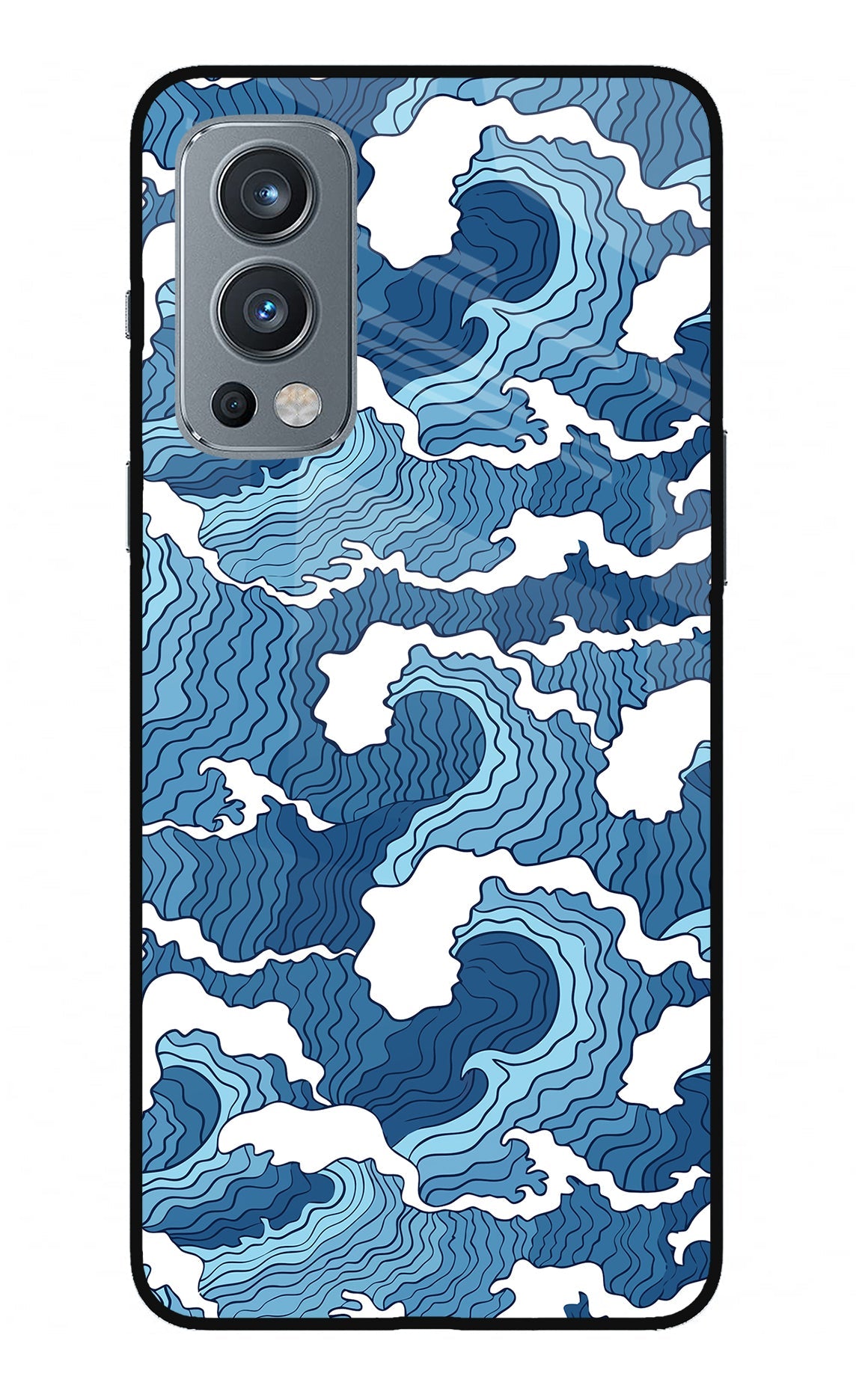 Blue Waves OnePlus Nord 2 5G Back Cover