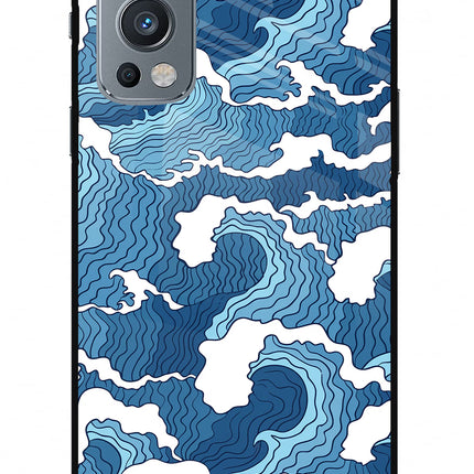 Blue Waves OnePlus Nord 2 5G Glass Case