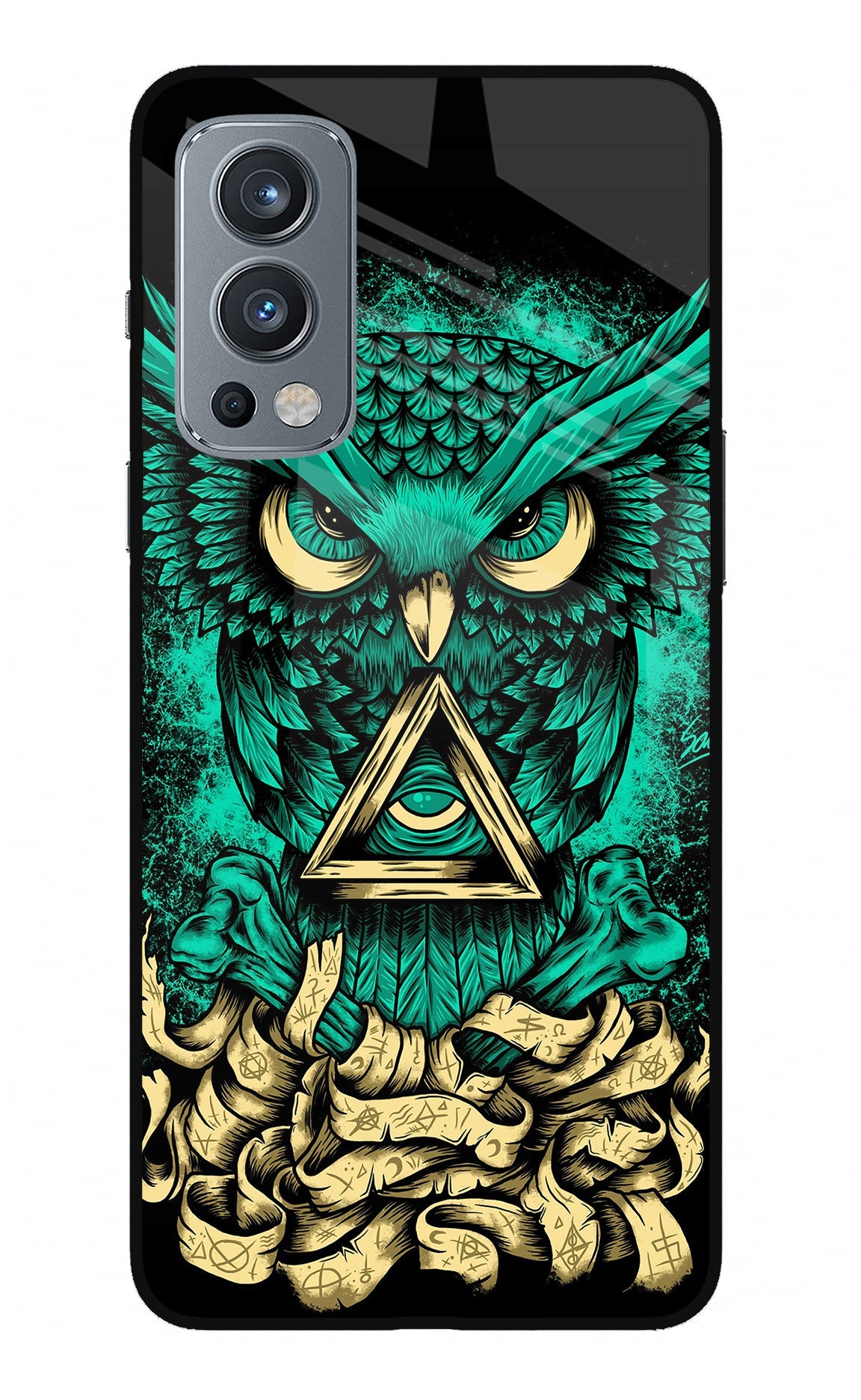Green Owl OnePlus Nord 2 5G Glass Case