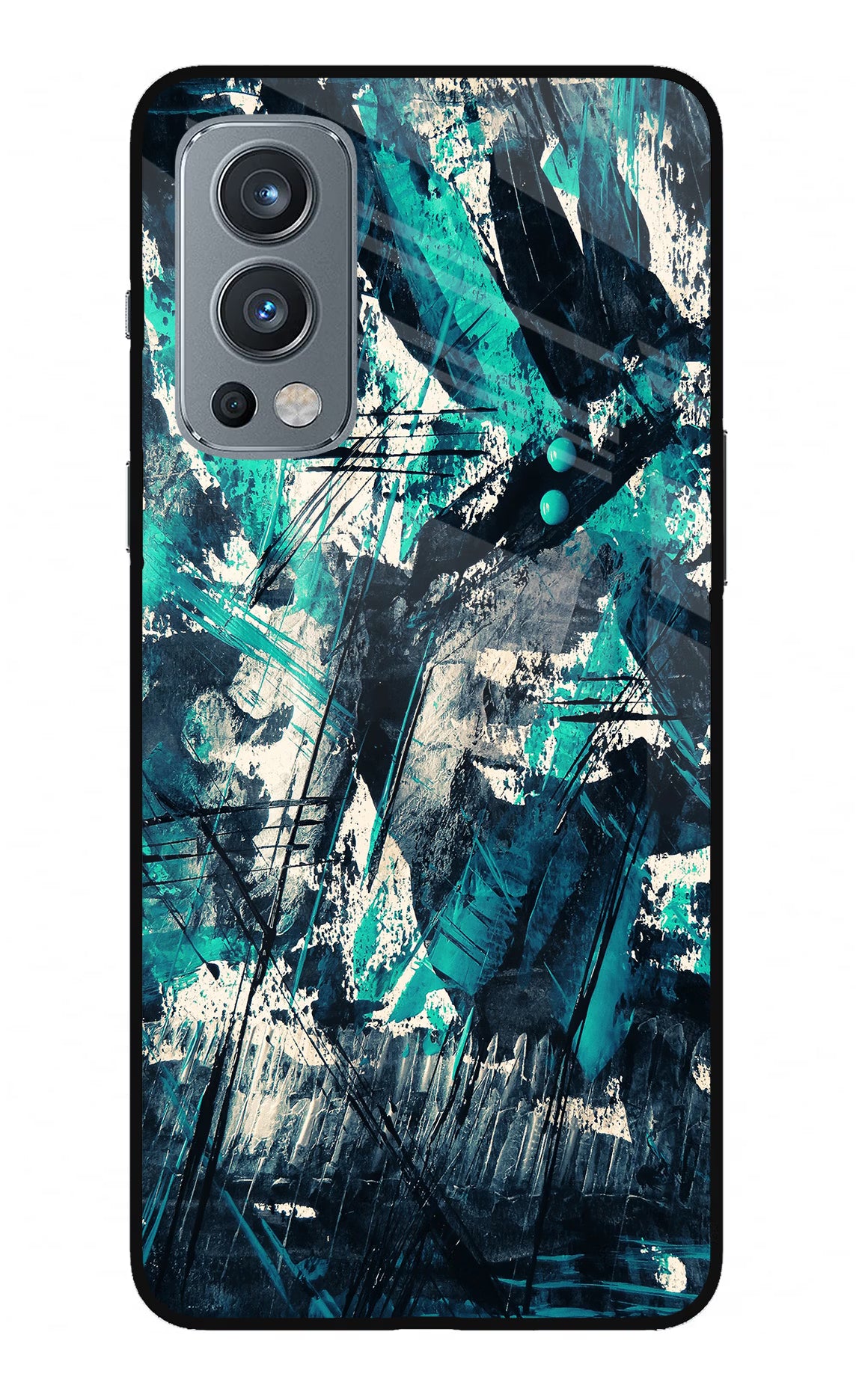 Artwork OnePlus Nord 2 5G Glass Case Back Cover by Casekaro