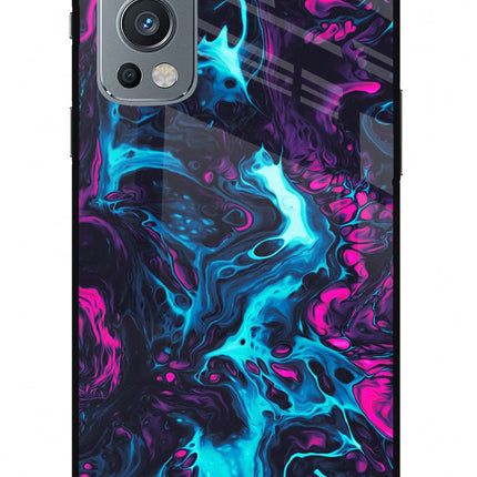 Abstract OnePlus Nord 2 5G Glass Case