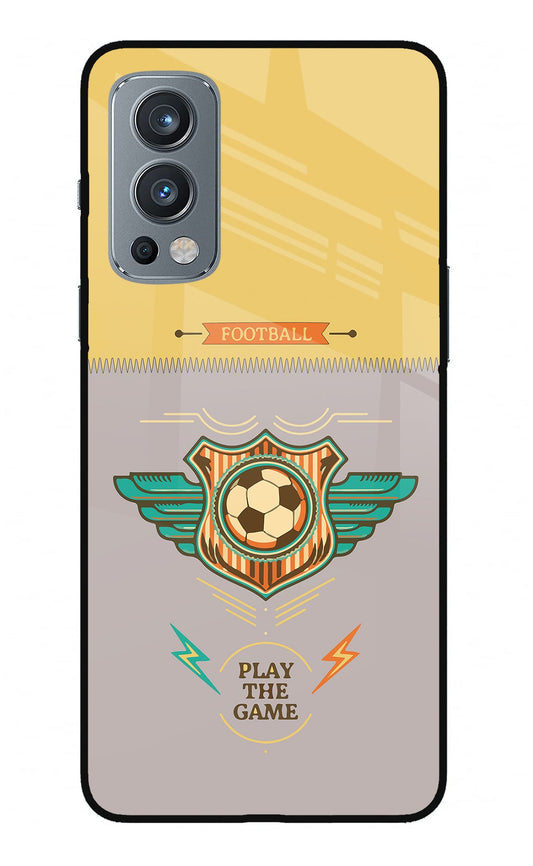 Football OnePlus Nord 2 5G Glass Case