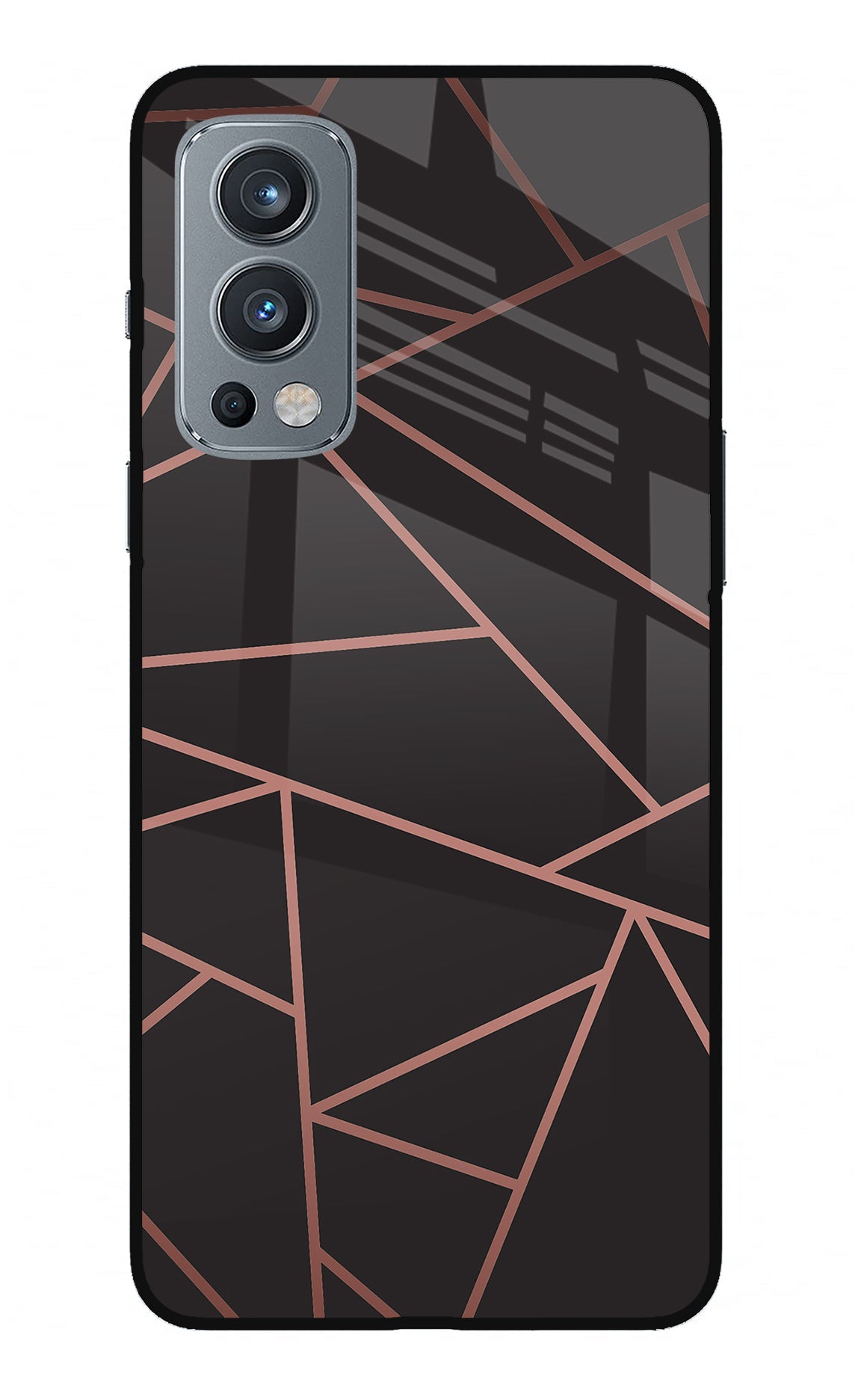 Geometric Pattern OnePlus Nord 2 5G Glass Case