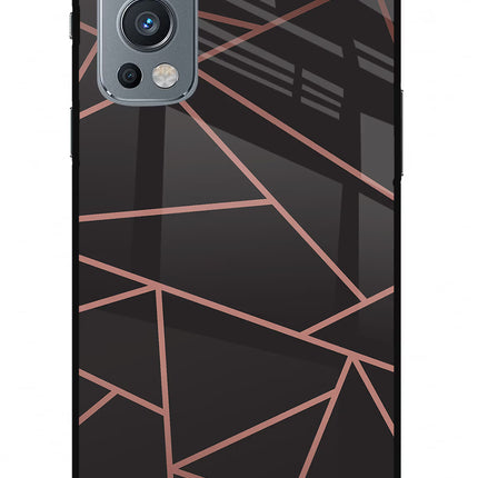 Geometric Pattern OnePlus Nord 2 5G Glass Case