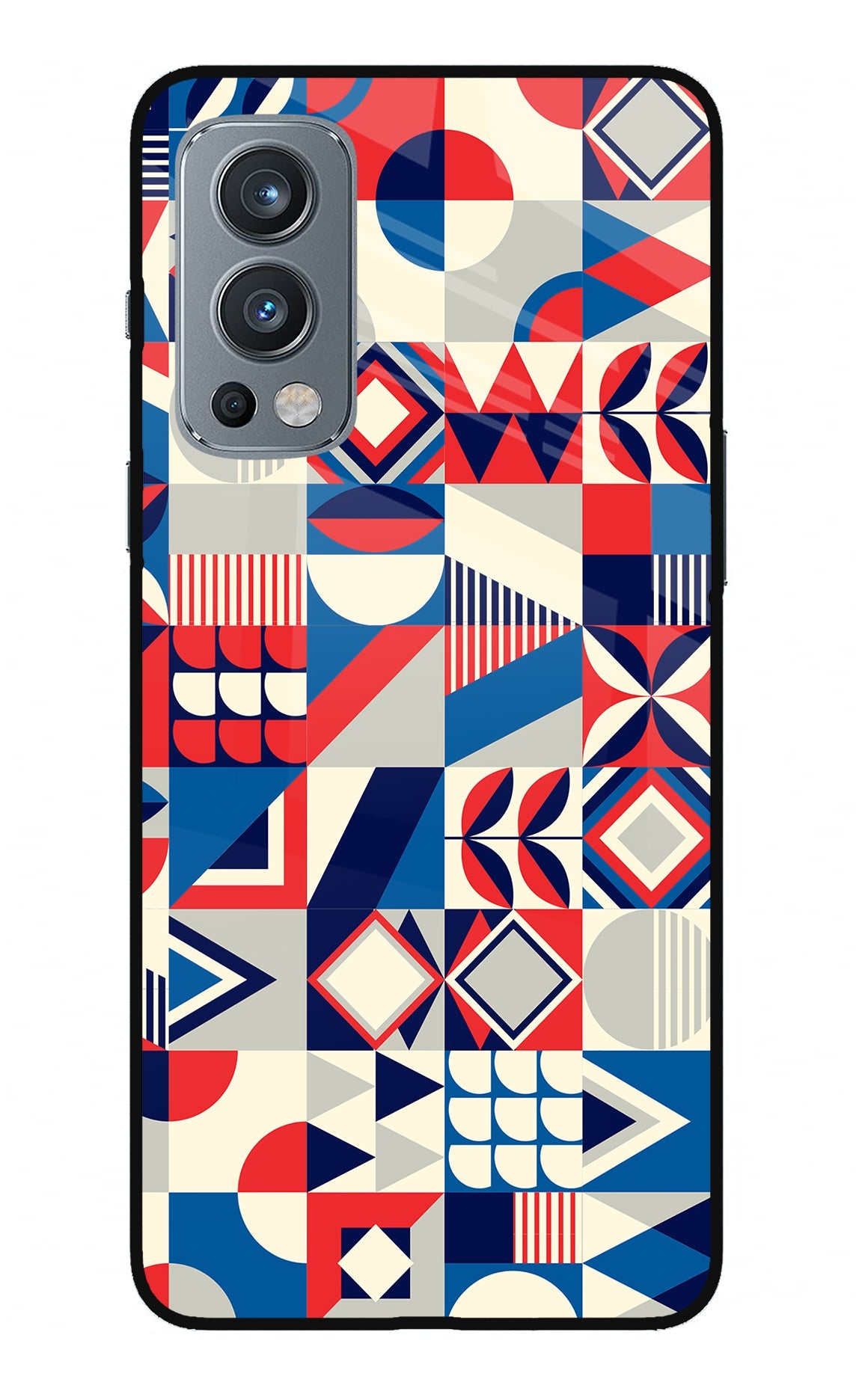 Colorful Pattern OnePlus Nord 2 5G Glass Case