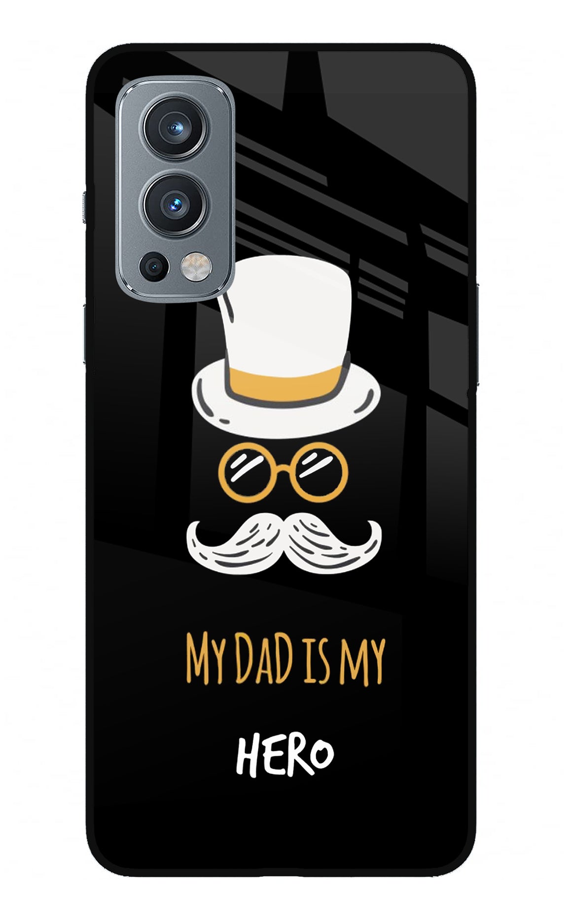 My Dad Is My Hero OnePlus Nord 2 5G Glass Case