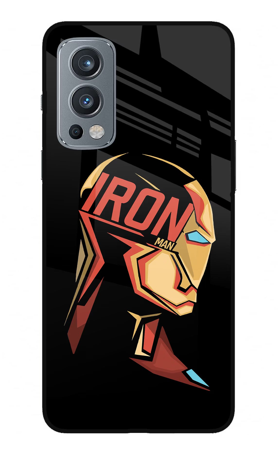 IronMan OnePlus Nord 2 5G Glass Case Back Cover by Casekaro