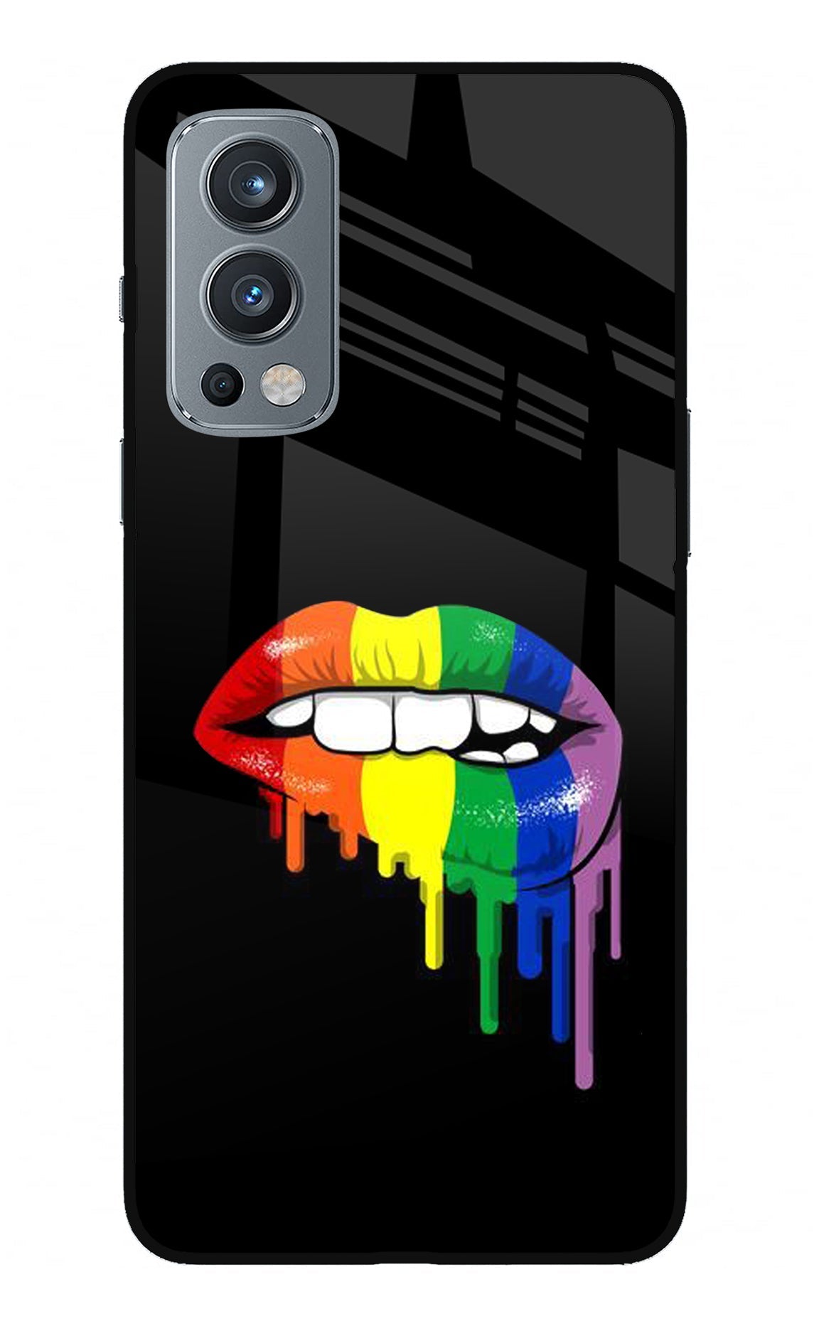 Lips Biting OnePlus Nord 2 5G Glass Case