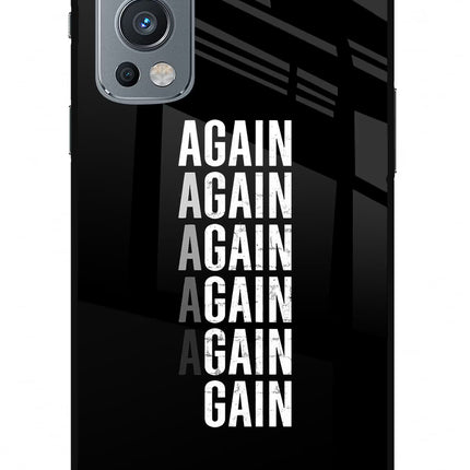 Again Again Gain OnePlus Nord 2 5G Glass Case