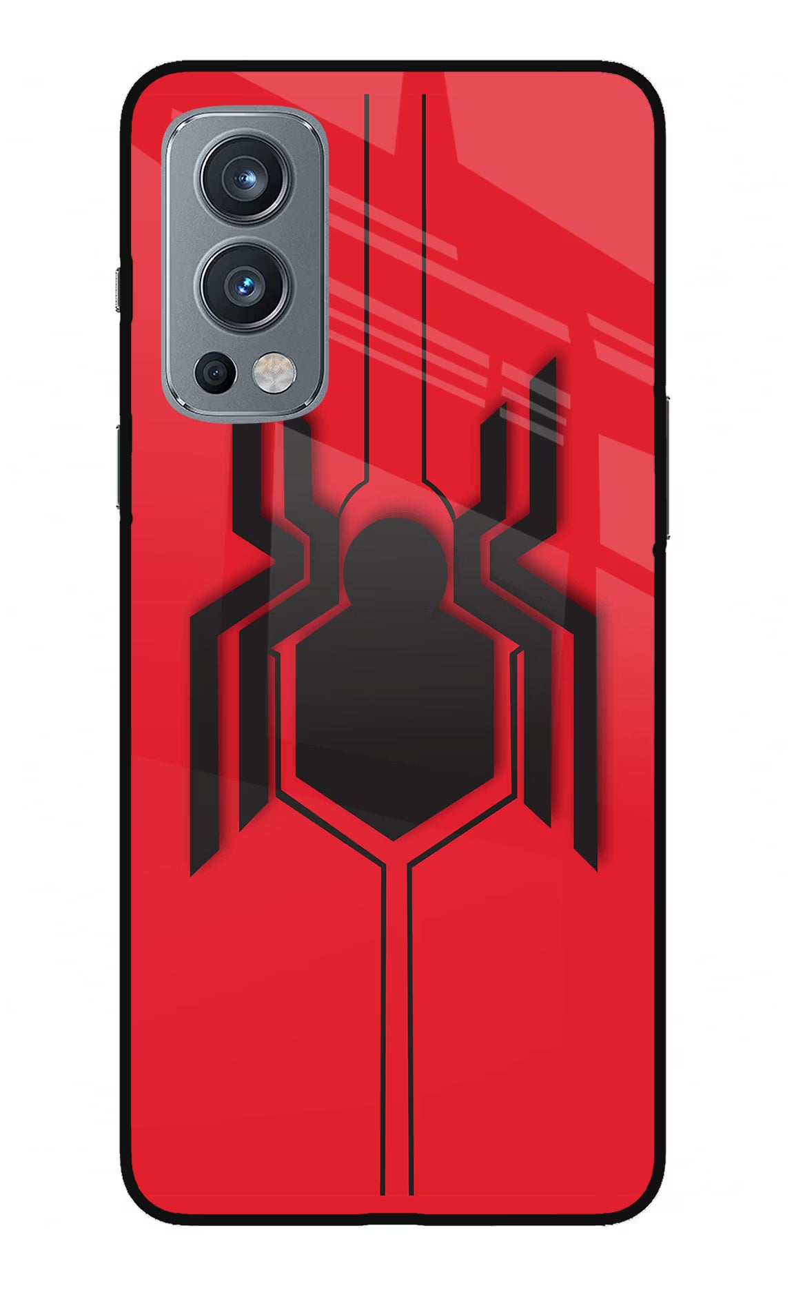 Spider OnePlus Nord 2 5G Glass Case Back Cover by Casekaro