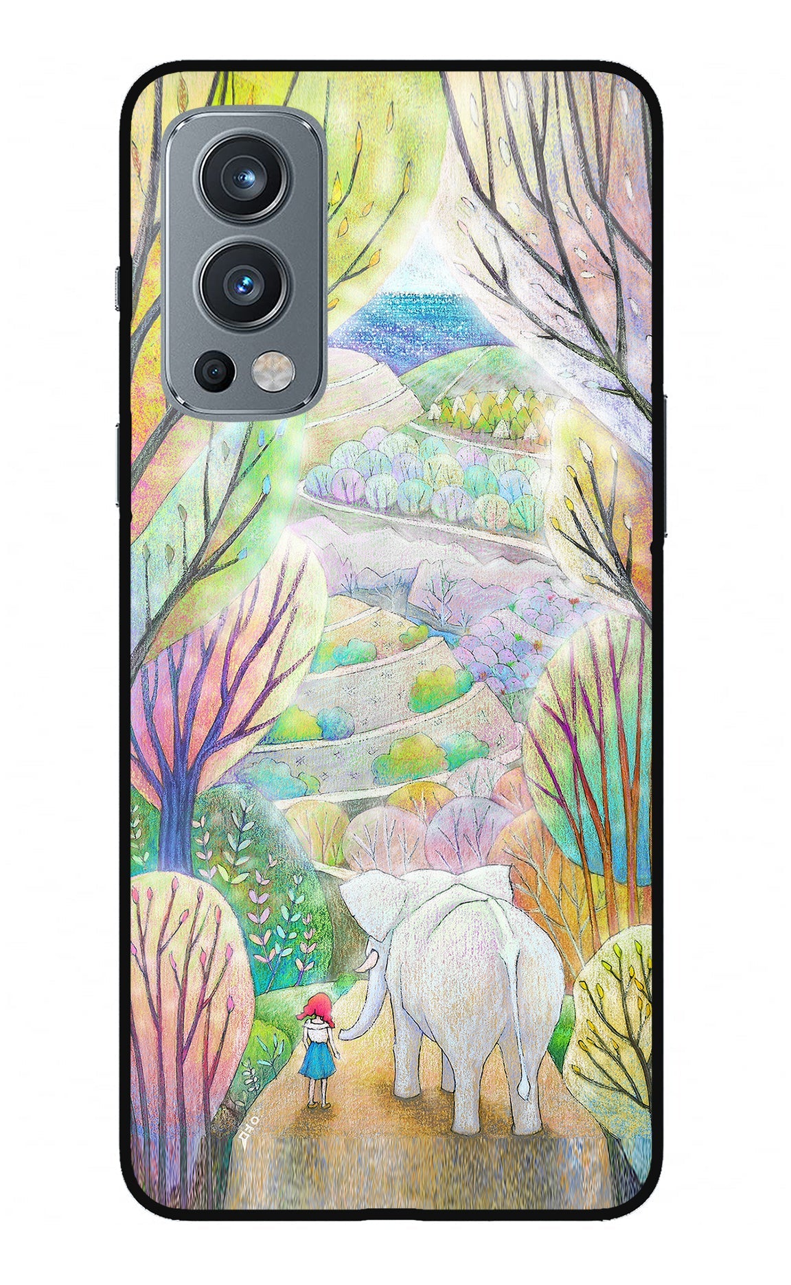Nature Painting OnePlus Nord 2 5G Glass Case