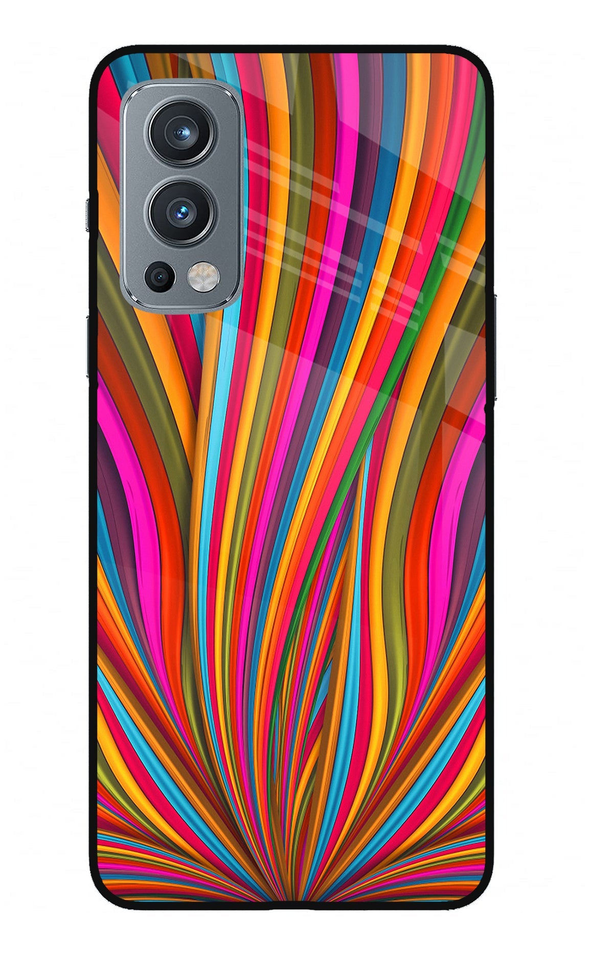 Trippy Wavy OnePlus Nord 2 5G Glass Case