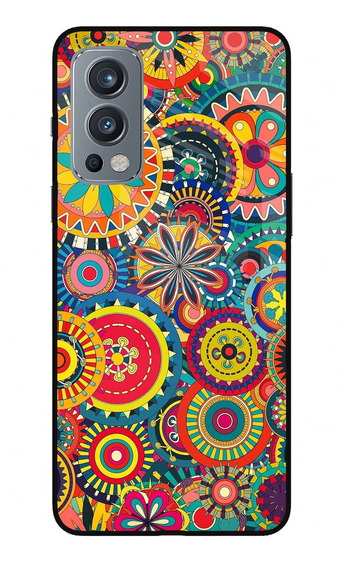 Gol Gol Art OnePlus Nord 2 5G Glass Case Back Cover by Casekaro