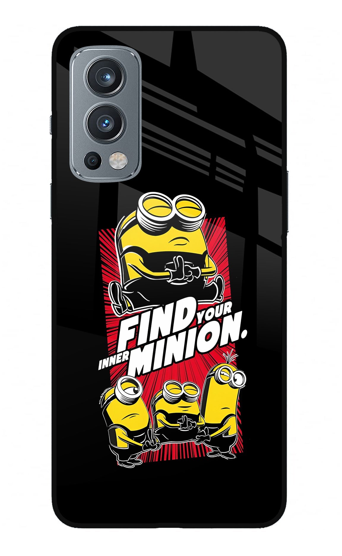 Find your inner Minion OnePlus Nord 2 5G Glass Case
