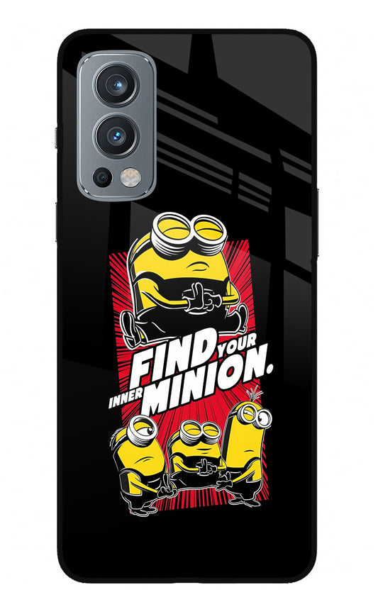 Find your inner Minion OnePlus Nord 2 5G Glass Case