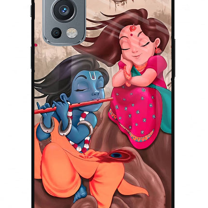 Radhe Krishna OnePlus Nord 2 5G Glass Case