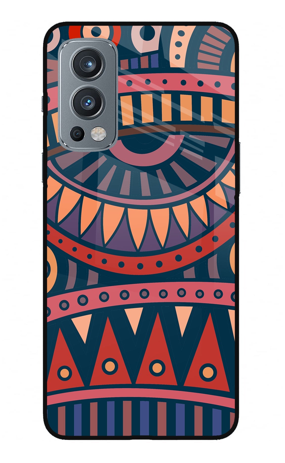 African Culture Design OnePlus Nord 2 5G Glass Case